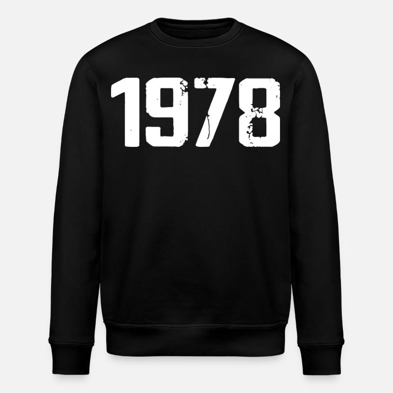 1978 - Génial depuis 1978 - Sweat bio ROLLER Stanley/Stella Unisexe - noir