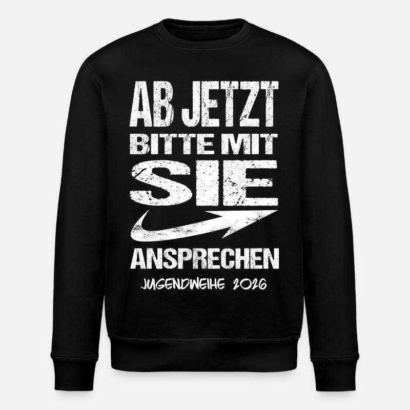 Jugendweihe - Jugendweihe 2026 - Sweat bio ROLLER Stanley/Stella Unisexe - noir