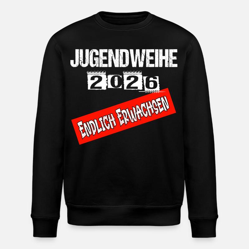 Jugendweihe - Jugendweihe 2026 - Sweat bio ROLLER Stanley/Stella Unisexe - noir