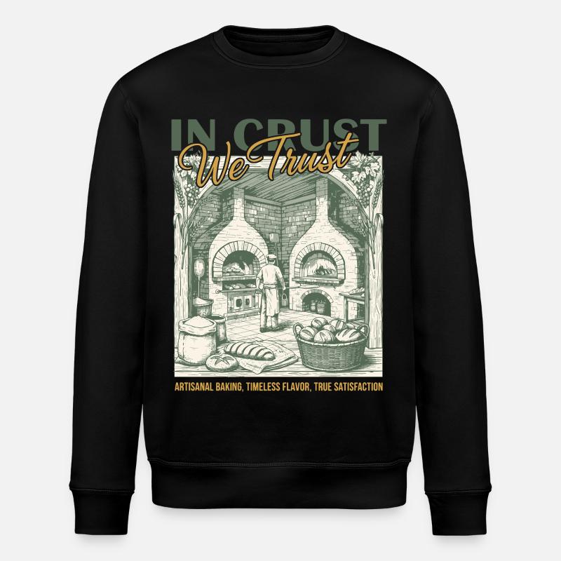 Surdejsbager i bund, vi stoler på - Stanley/Stella økologisk unisex-sweatshirt ROLLER - sort