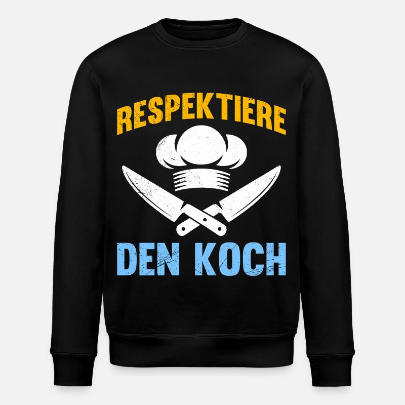 Chef RESPECT LE CHEF Amusement - Sweat bio ROLLER Stanley/Stella Unisexe - noir