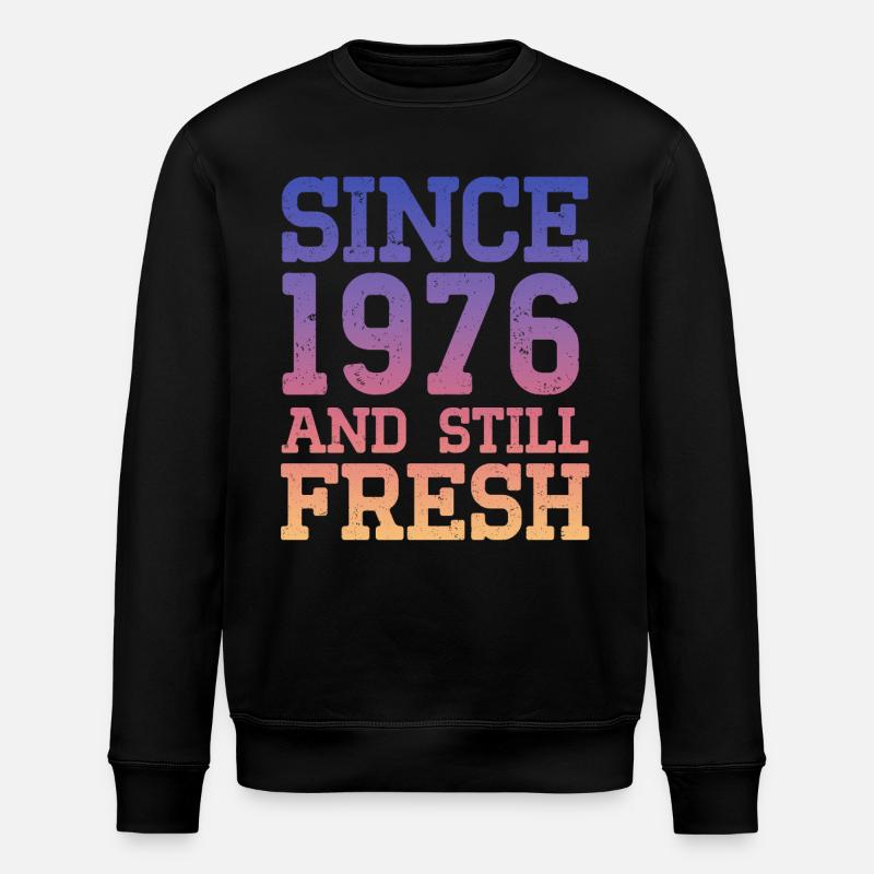 50e anniversaire 1976 - Sweat bio ROLLER Stanley/Stella Unisexe - noir