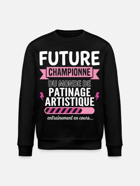 Future Champion Skating Skater - Stanley/Stella ROLLER Unisex Organic Sweatshirt - black