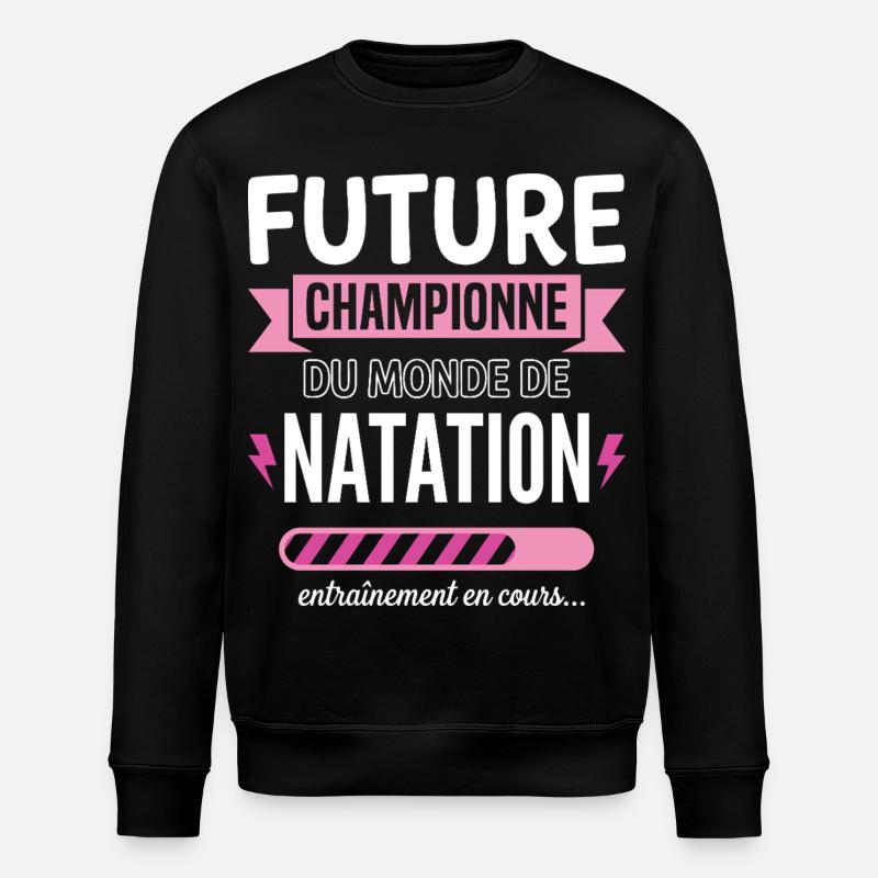 Future Championne De Natation Nageuse - Sweat bio ROLLER Stanley/Stella Unisexe - noir