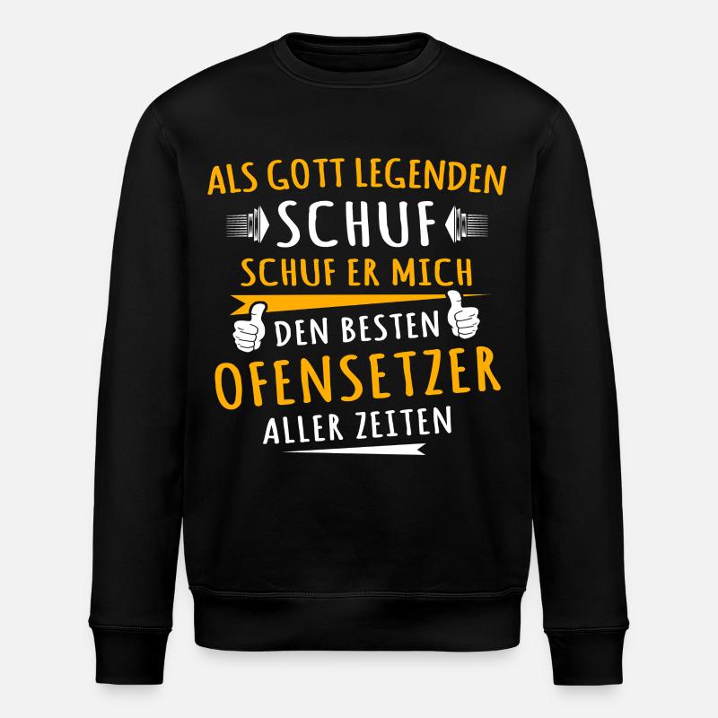 Ofensetzer - Stanley/Stella Unisex Bio-Sweatshirt ROLLER - Schwarz