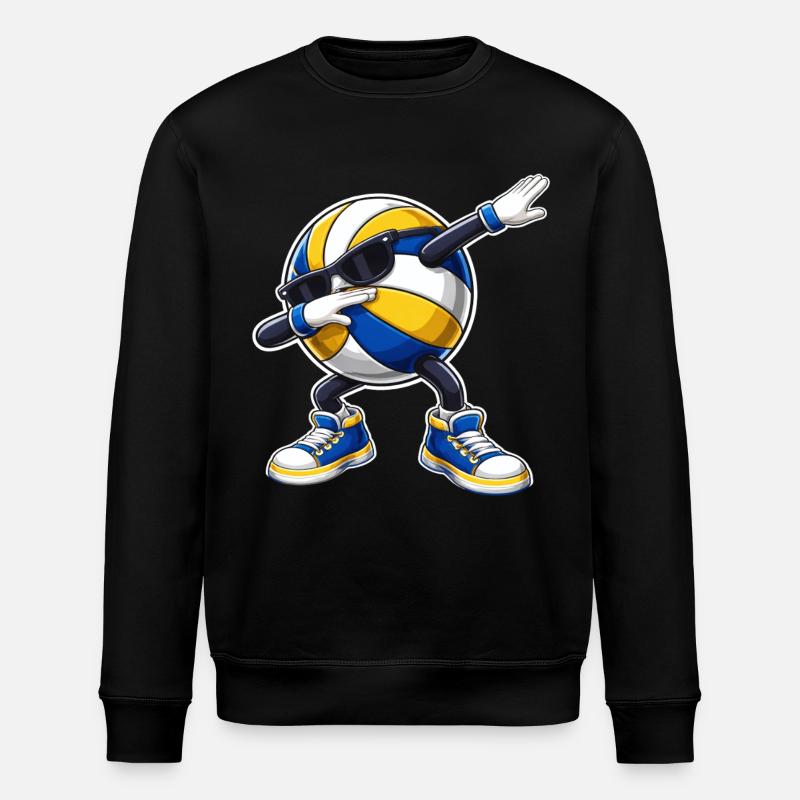 Volley-ball Dab Joueur de volley-ball Dab - Sweat bio ROLLER Stanley/Stella Unisexe - noir