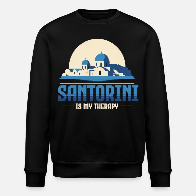 Santorini - Stanley/Stella Unisex Bio-Sweatshirt ROLLER - Schwarz