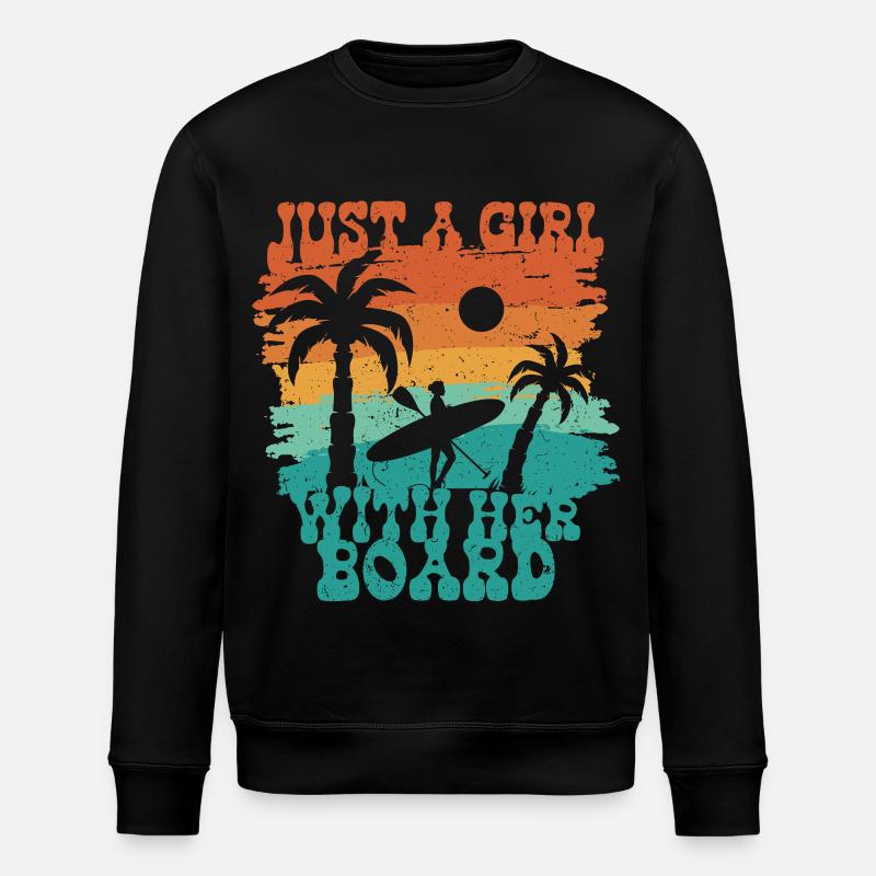 Stand up Paddle - Sweat bio ROLLER Stanley/Stella Unisexe - noir