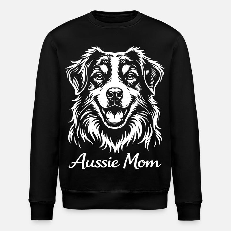 Aussie Mom - Stanley/Stella ROLLER Unisex Organic Sweatshirt - black