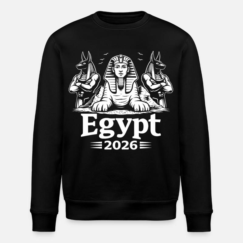Sphinx Anubis Égypte 2026 Mysticisme - Sweat bio ROLLER Stanley/Stella Unisexe - noir