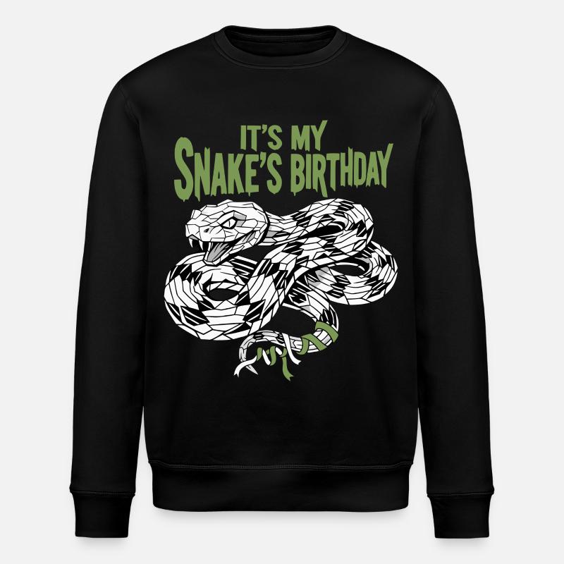 Reptiles d’anniversaire serpent - Sweat bio ROLLER Stanley/Stella Unisexe - noir