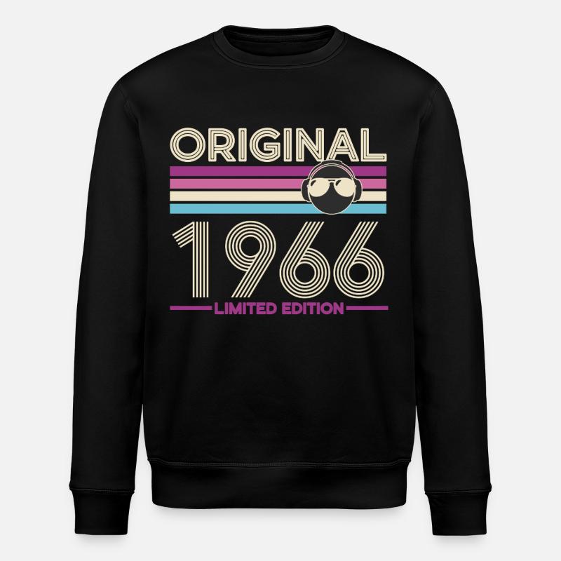 Originale limitierte Edition von 1966 - Stanley/Stella Unisex Bio-Sweatshirt ROLLER - Schwarz