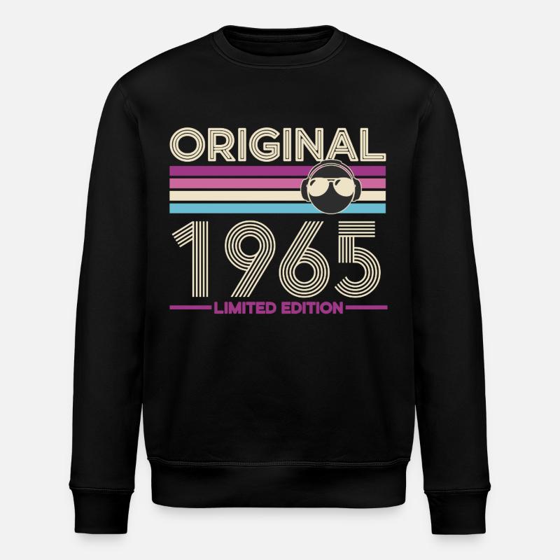 Original 1965 Edition Limitée - Sweat bio ROLLER Stanley/Stella Unisexe - noir