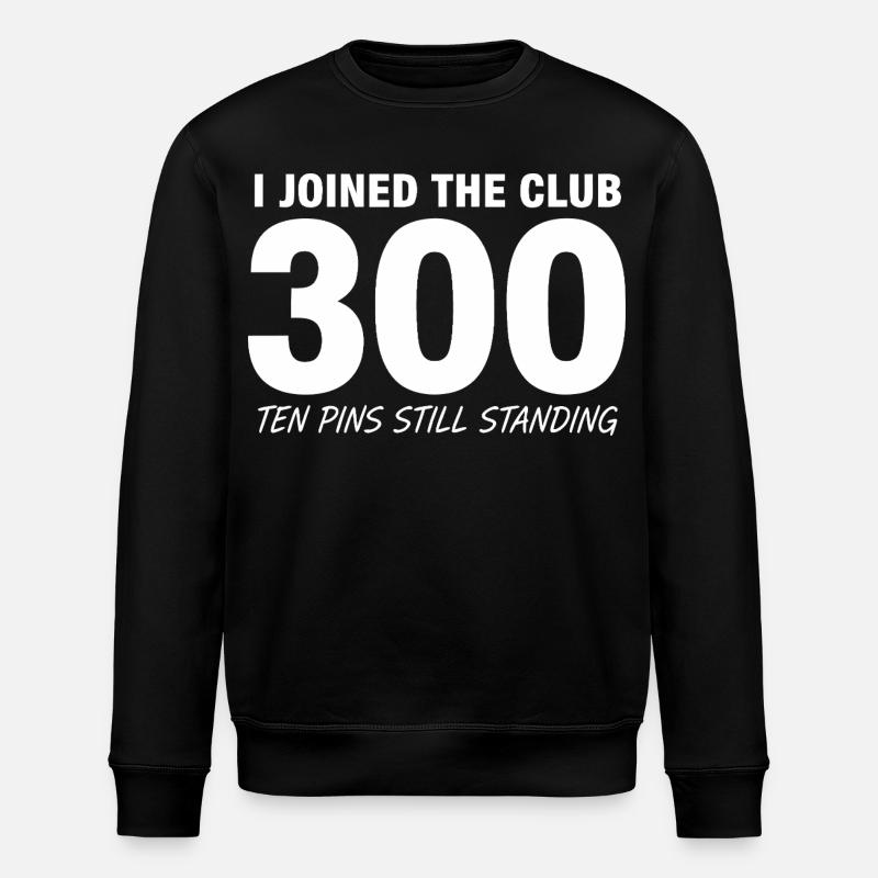 Bowling Dire Drôle 300 - Sweat bio ROLLER Stanley/Stella Unisexe - noir