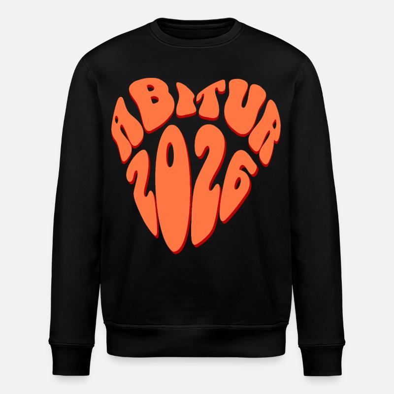Abitur 2026 Herz - Stanley/Stella Unisex Bio-Sweatshirt ROLLER - Schwarz