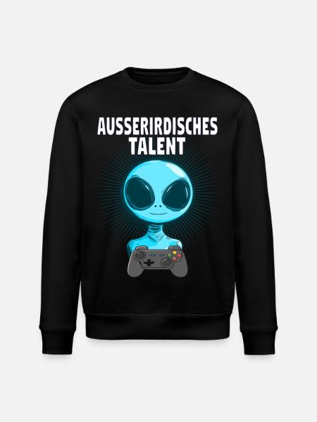 Talent zocken - Stanley/Stella Unisex Bio-Sweatshirt ROLLER - Schwarz