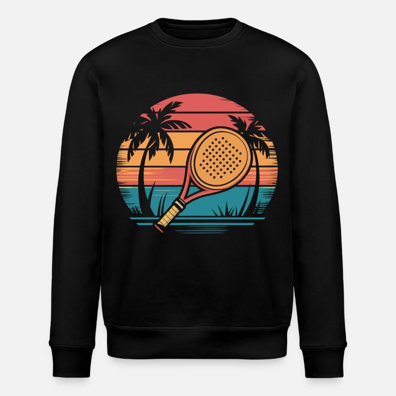 Padel Sunset - Stanley/Stella Unisex Bio-Sweatshirt ROLLER - Schwarz