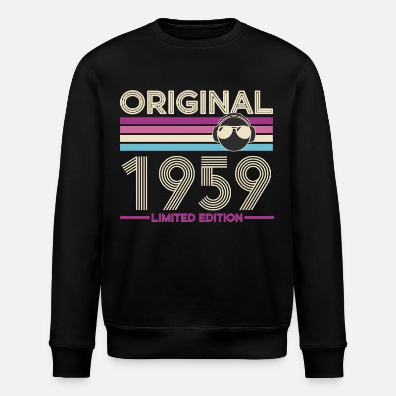 Original 1959 Édition Limitée Retro - Sweat bio ROLLER Stanley/Stella Unisexe - noir