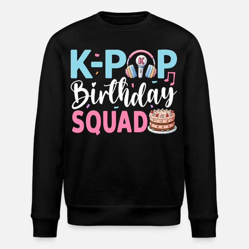 Équipe d’anniversaire K-Pop - Sweat bio ROLLER Stanley/Stella Unisexe - noir