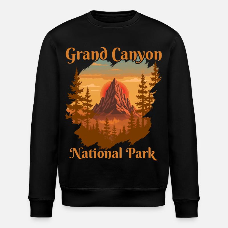Grand Canyon Nationalpark - Stanley/Stella Unisex Bio-Sweatshirt ROLLER - Schwarz