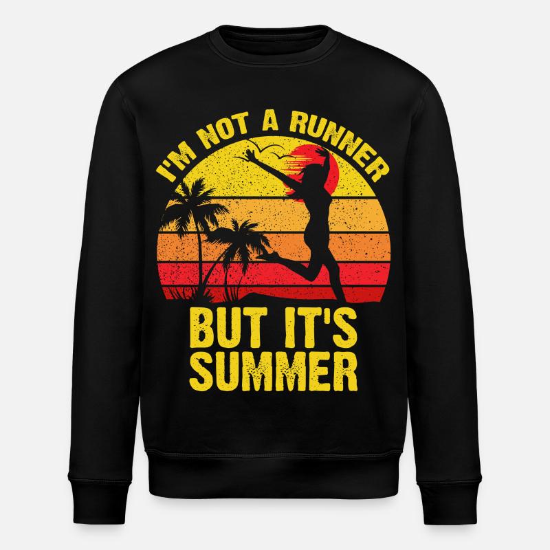Sunset Sprint Kein Läufer - Stanley/Stella Unisex Bio-Sweatshirt ROLLER - Schwarz