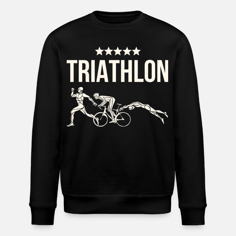 Triathlon - Stanley/Stella Unisex Bio-Sweatshirt ROLLER - Schwarz
