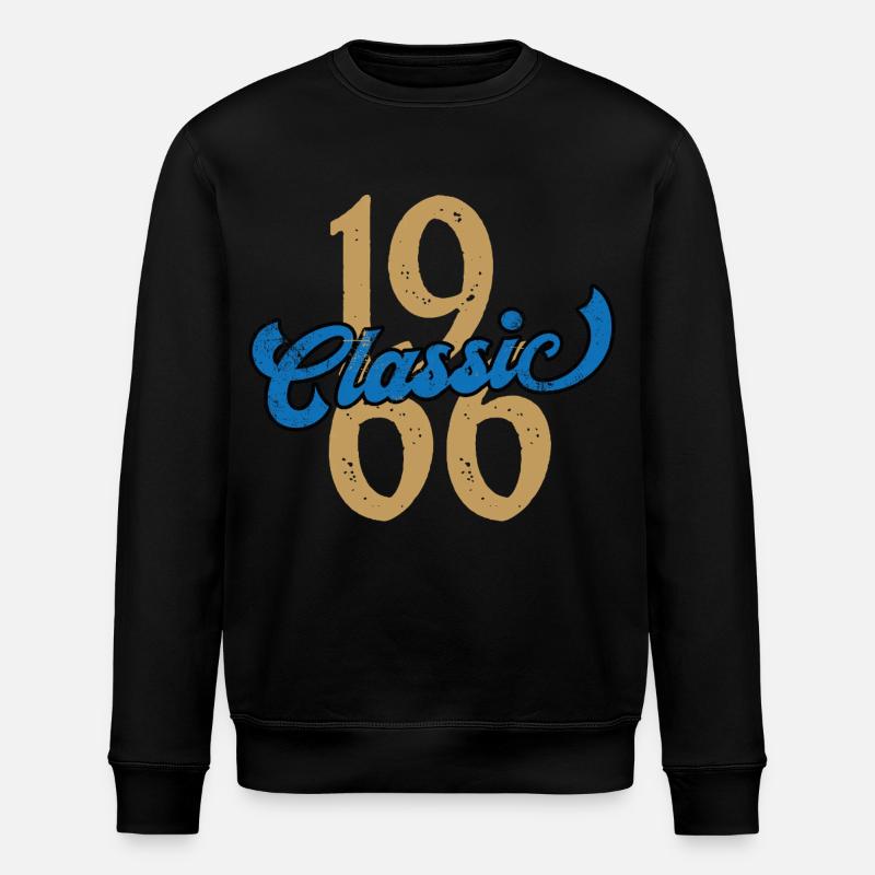 1966 Classic - Stanley/Stella ROLLER Unisex Organic Sweatshirt - black