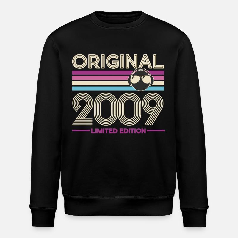 Originale limitierte Edition 2009 - Stanley/Stella Unisex Bio-Sweatshirt ROLLER - Schwarz