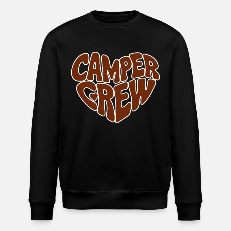 Camper crew - Stanley/Stella Unisex Bio-Sweatshirt ROLLER - Schwarz