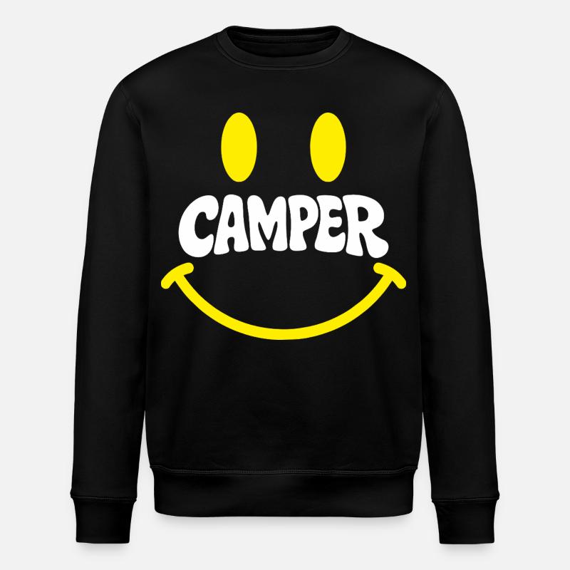 Campersmile  - Stanley/Stella Unisex Bio-Sweatshirt ROLLER - Schwarz