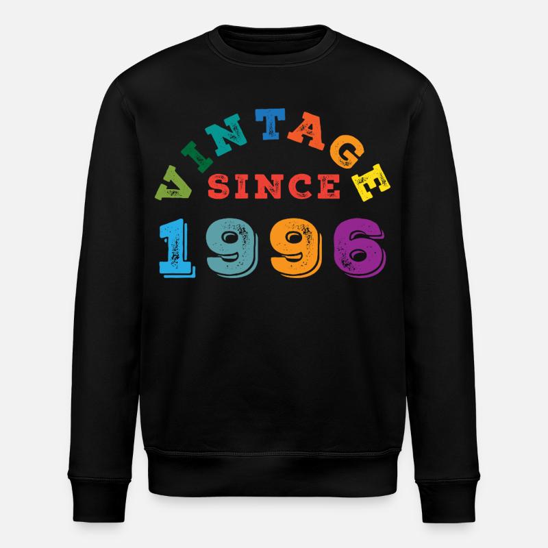 Millésime 1996 - Sweat bio ROLLER Stanley/Stella Unisexe - noir