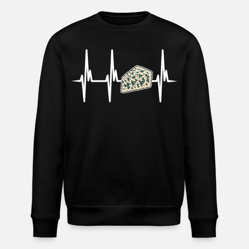 Ich liebe Gorgonzola - Stanley/Stella Unisex Bio-Sweatshirt ROLLER - Schwarz
