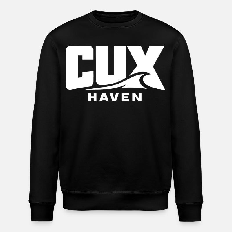 CUXHAVEN – Modern, powerful, Nordic - Stanley/Stella ROLLER Unisex Organic Sweatshirt - black