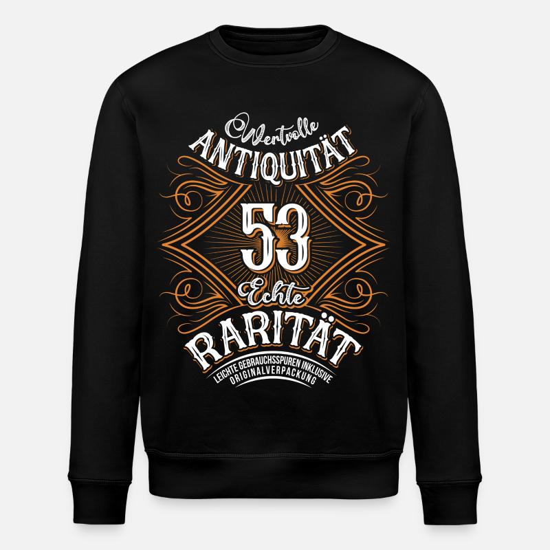 Rareté antique pour le 53e anniversaire - Sweat bio ROLLER Stanley/Stella Unisexe - noir