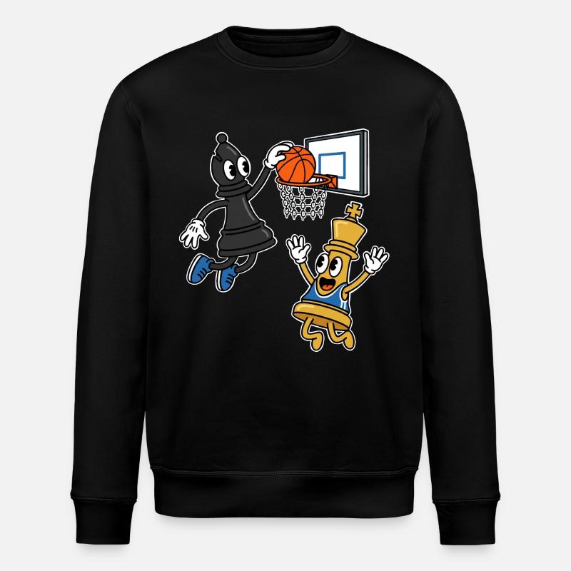 Échec et mat Basket - Sweat bio ROLLER Stanley/Stella Unisexe - noir