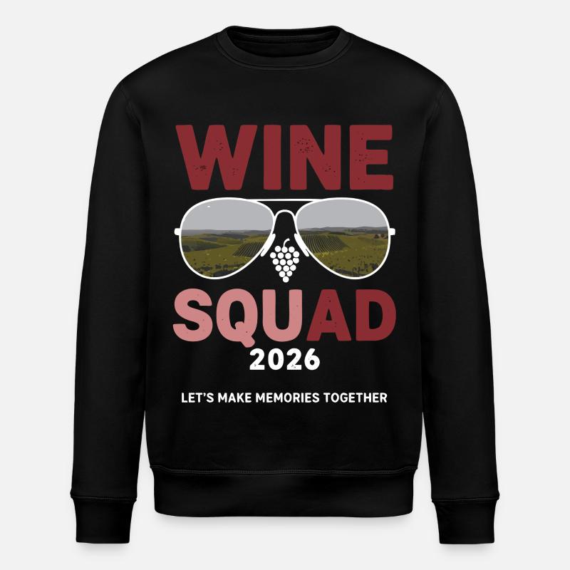ÉQUIPE DU VIN 2026 - Sweat bio ROLLER Stanley/Stella Unisexe - noir