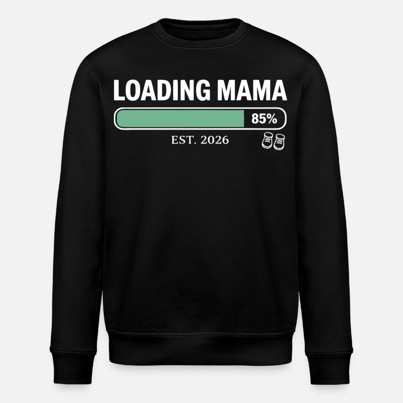 Loading Mama 2026 Schwangerschaft - Stanley/Stella Unisex Bio-Sweatshirt ROLLER - Schwarz