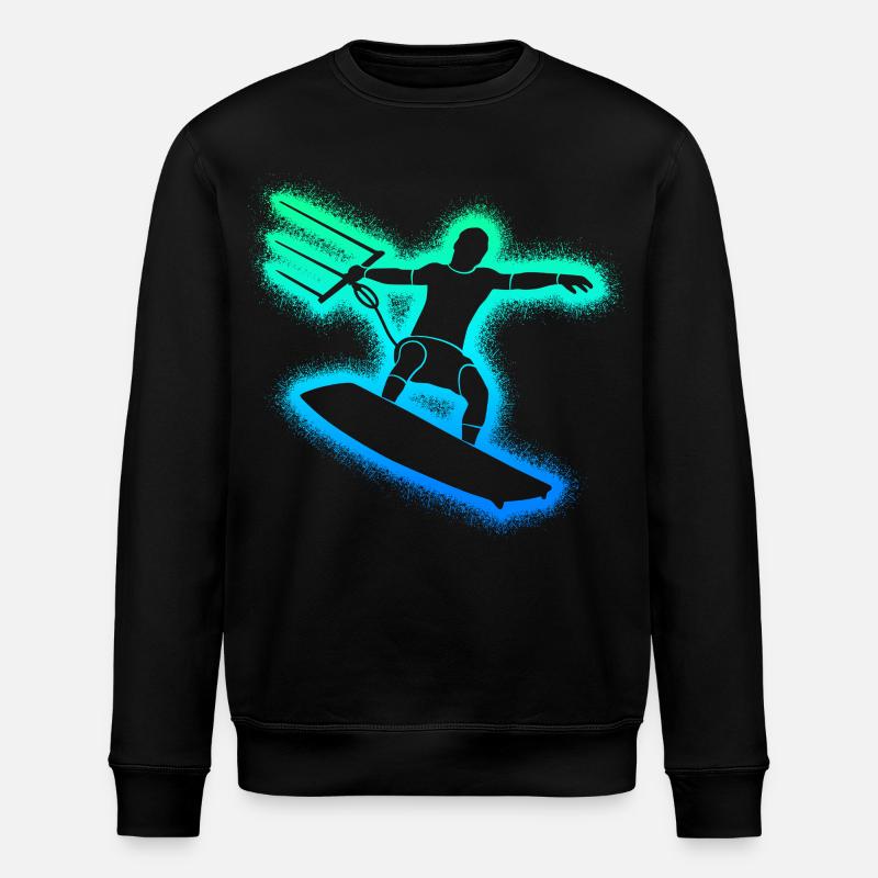 Kitesurf Kitesurf Enfants hommes Kitesurf - Sweat bio ROLLER Stanley/Stella Unisexe - noir