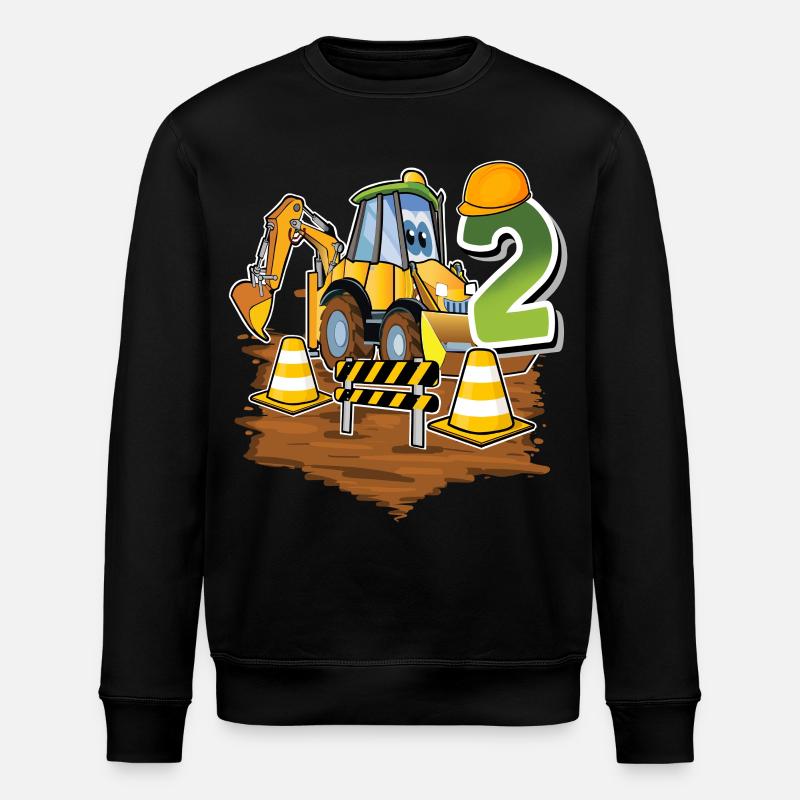 2e anniversaire des excavatrices - Sweat bio ROLLER Stanley/Stella Unisexe - noir