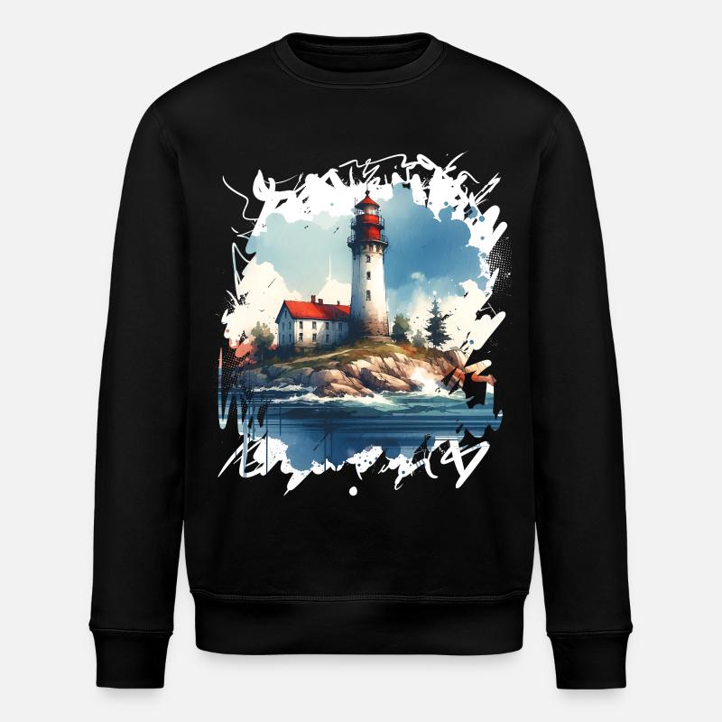 phare - Sweat bio ROLLER Stanley/Stella Unisexe - noir