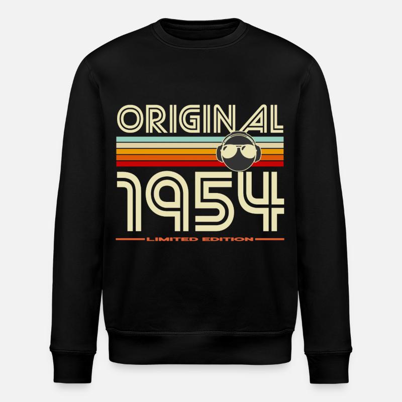 Original 1954 Limited Edition - Stanley/Stella ROLLER Unisex Organic Sweatshirt - black