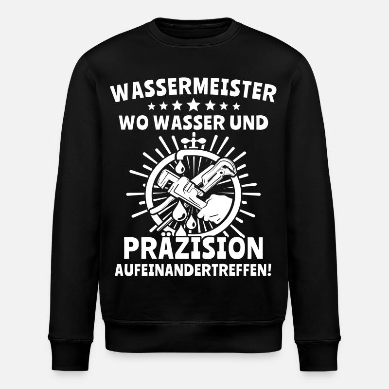 Wassermeister - Stanley/Stella Unisex Bio-Sweatshirt ROLLER - Schwarz