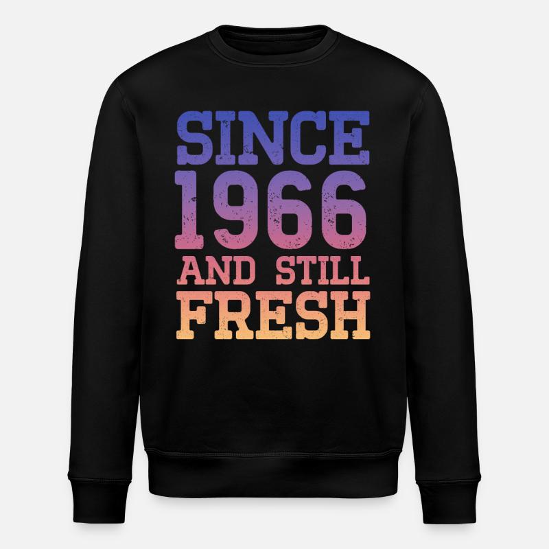 60e anniversaire 1966 - Sweat bio ROLLER Stanley/Stella Unisexe - noir