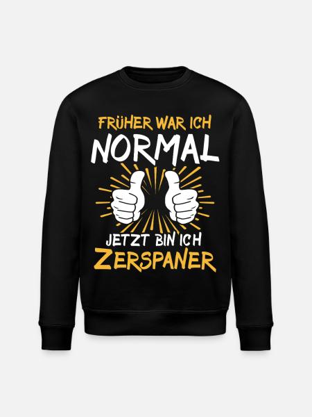 Zerspaner Spruch - Stanley/Stella Unisex Bio-Sweatshirt ROLLER - Schwarz