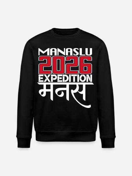 Manaslu - Stanley/Stella Unisex Bio-Sweatshirt ROLLER - Schwarz