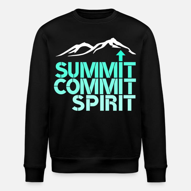 Spirit Commit Summit - Stanley/Stella ROLLER Unisex Organic Sweatshirt - black