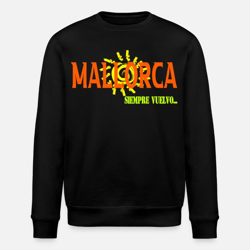 Mallorca - Stanley/Stella Unisex Bio-Sweatshirt ROLLER - Schwarz