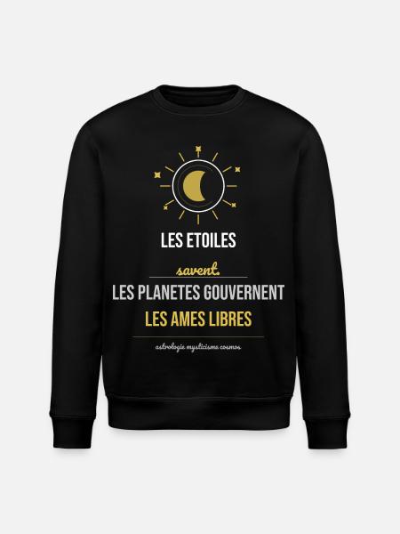 les ames libres - Sweat bio ROLLER Stanley/Stella Unisexe - noir