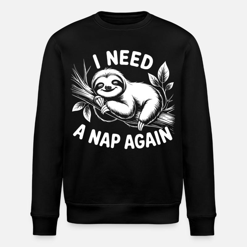 J’ai besoin d’une sieste - Sweat bio ROLLER Stanley/Stella Unisexe - noir