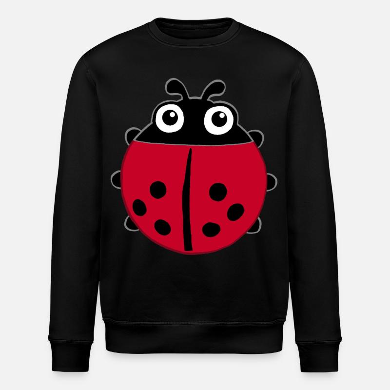 Ladybug Manga - Stanley/Stella Unisex Bio-Sweatshirt ROLLER - Schwarz